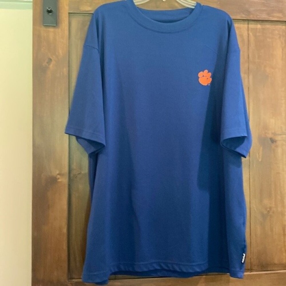 E129 Men's Starter Sz XL Navy Clemson Shirt Tigers Football EUC